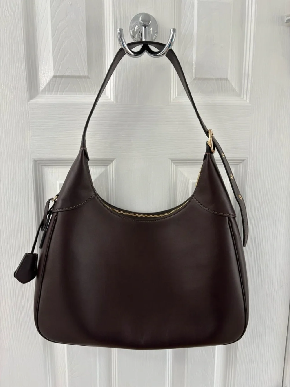 Coach Ella Shoulder Bag Espresso - Picture 3 of 11